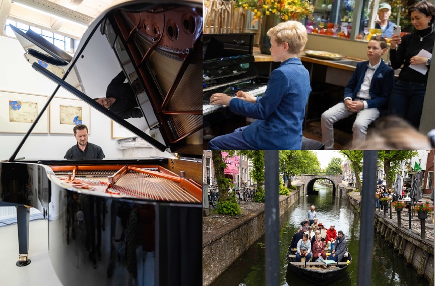 Videobeelden van de PianoWandeling 2025