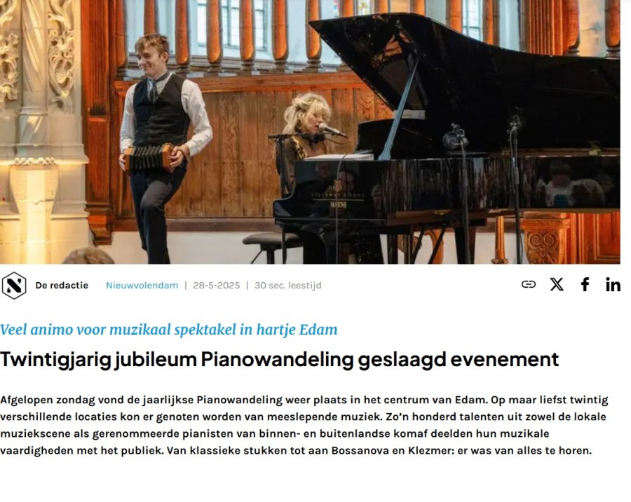 NIVO Volendam 28 mei 2025